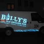 Fahrzeugbeschriftung mit reflektierender Folie Oralite 5600