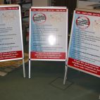 Digitaldruck Folie mit glänzendem Schutzlaminat für Kundenstopper