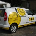 Fahrzeugbeschriftung mit Hochleistungsfolie Oracal 751c