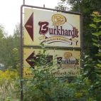 Werbeschild mit Digitaldruck kaschiert