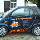 Fahrzeugbeschriftung mit Hochleistungsfolie Oracal 751c und reflektierender Folie Oralite 5600