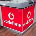 Digitaldruck transluzente Folie mit mattem Schutzlaminat auf Leuchtkasten kaschiert